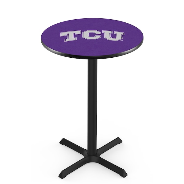 42" Blk Wrinkle TCU Pub Table
